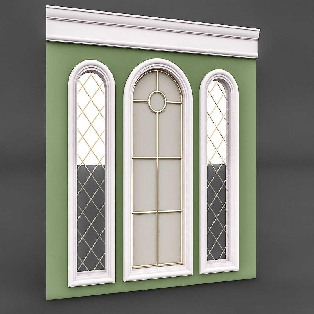 Classical Window Mirror 3D Model - TurboSquid 1548482