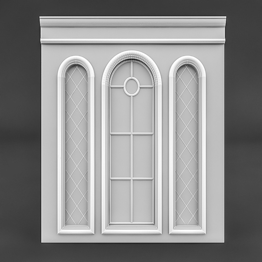 Classical Window Mirror 3D Model - TurboSquid 1548482