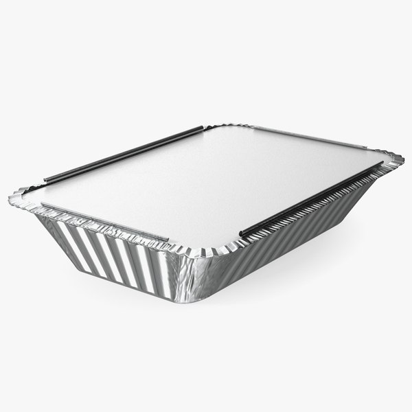 modelo 3d Disposable Aluminium Foil Baking Pan - TurboSquid 1997506