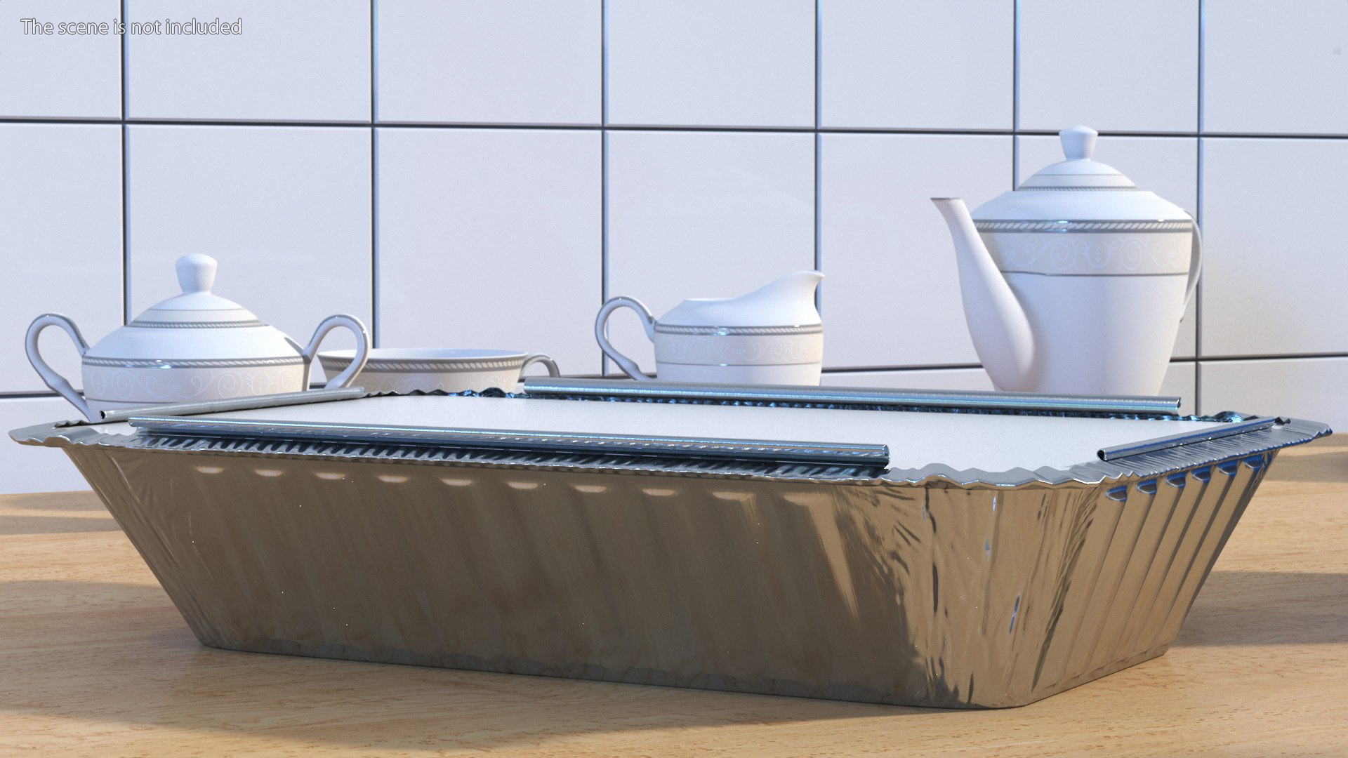 Disposable Aluminium Foil Baking Pan 3D model - TurboSquid 1997506