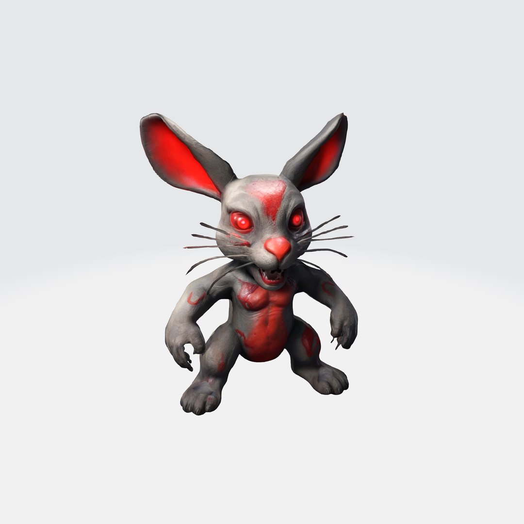 Dark Inferno Rabbit 3D Model - TurboSquid 2267943