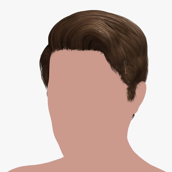 hairstyle 25 hair 3D model