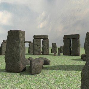 3d model stonehenge world wonders