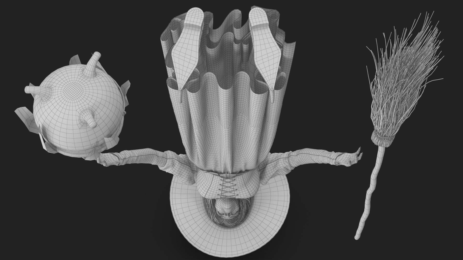 3D Witch 16 https://p.turbosquid.com/ts-thumb/vg/GUx7KC/lu/wireframe_82/jpg/1700848557/1920x1080/fit_q87/670d51cbb2d4e32944e2dd68f467fec4ce7b039c/wireframe_82.jpg