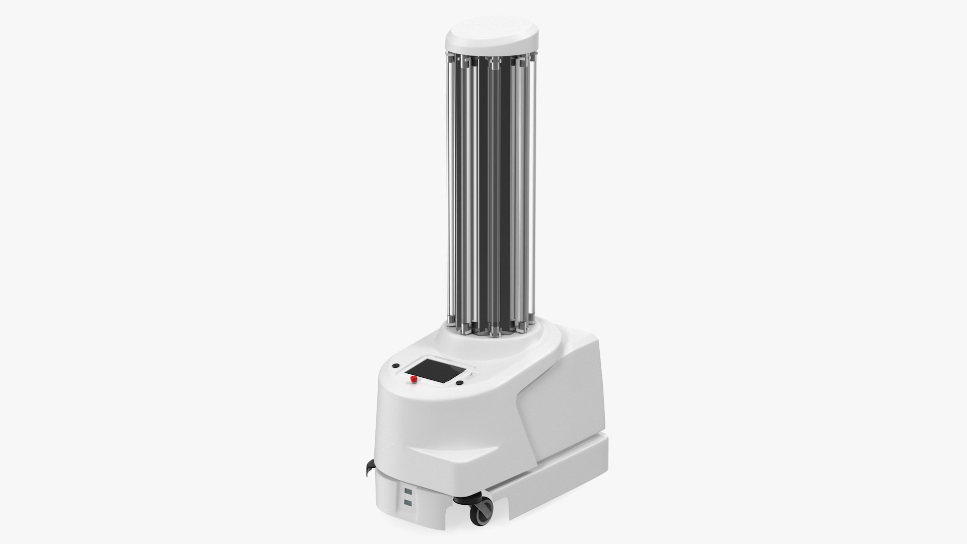 UV Disinfection Robot Off 3D model preview