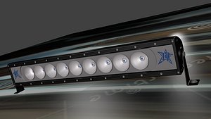 led bar light rigid 3D model