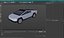 3D Cartoon Tesla Cybertruck model