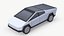 3D Cartoon Tesla Cybertruck model