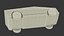 3D Cartoon Tesla Cybertruck model