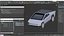 3D Cartoon Tesla Cybertruck model