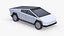3D Cartoon Tesla Cybertruck model