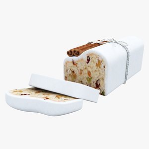 3D model Raisin loaf cake