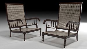 Vintage Indian wooden chair