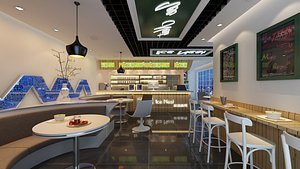 3D cafe Bar Restaurant