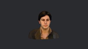 Al Pacino Michael Corleone Godfather- Realistic bust head ready 3d Model