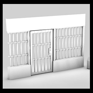 prison door 3d max