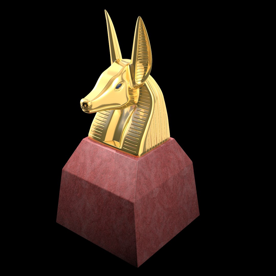 cinema4d anubis bust