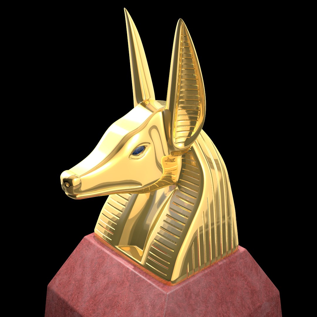cinema4d anubis bust