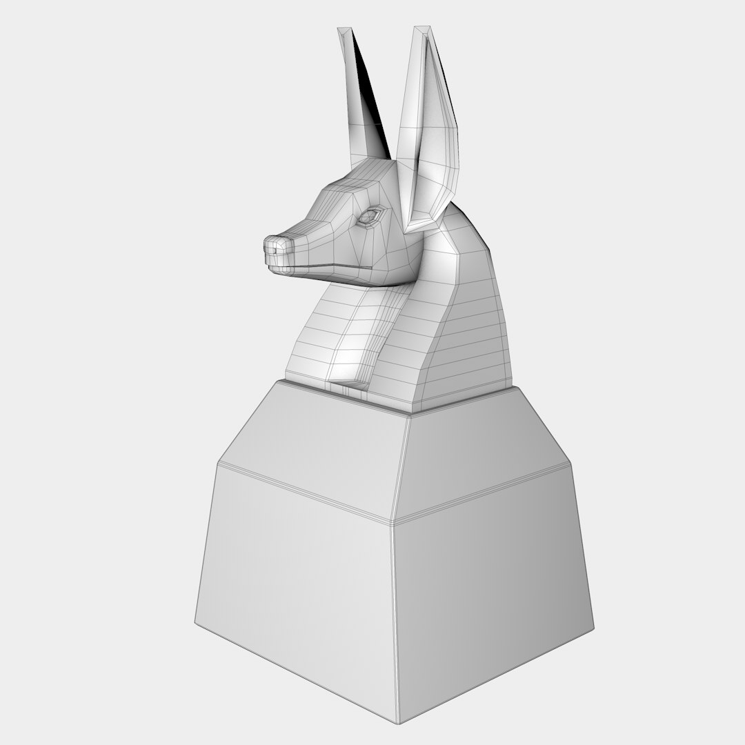 cinema4d anubis bust