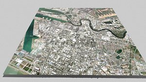 3D Binhai Tianjin China model