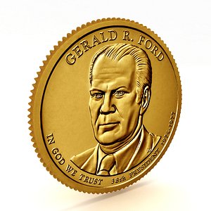 38th PRESIDENT GERALD R FORD Presidential 1 Coin