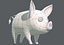 3D pig cartoon v02 animal