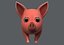 3D pig cartoon v02 animal