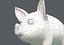 3D pig cartoon v02 animal
