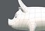 3D pig cartoon v02 animal