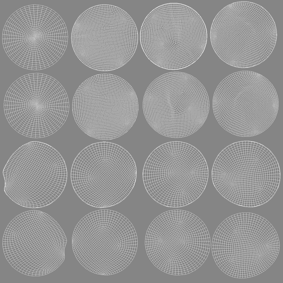 3D White Stickers Set - 9 Adhesive Sticky Labels Model - TurboSquid 1924122