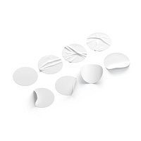 White  Stickers  set - 8 adhesive sticky labels