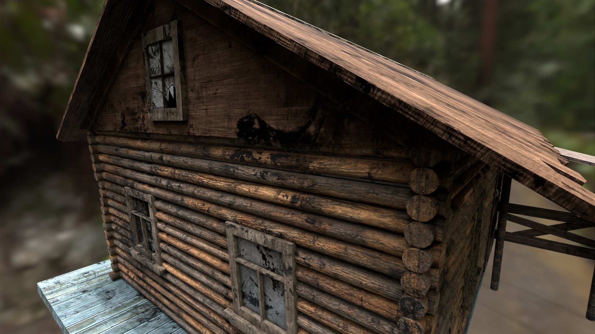 3D Hut - TurboSquid 2131680