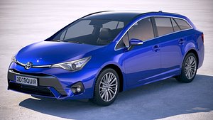 toyota avensis touring 3D model