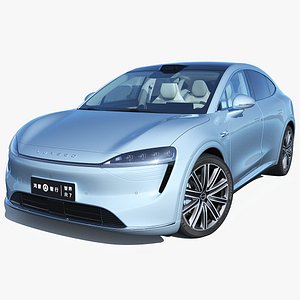 2025 Huawei HIMA Seres Luxeed R7 Ultra with interior 3D model