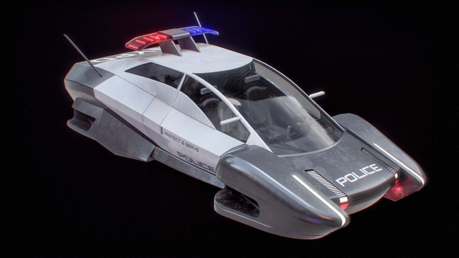 3D Sci-Fi Flying Police Vehicle PBR model https://p.turbosquid.com/ts-thumb/vh/6NEfUB/Ch/rendcol_00006/png/1707616151/1920x1080/fit_q87/e03b7d960e5c0c98646e504aeb505a763d3ce41d/rendcol_00006.jpg