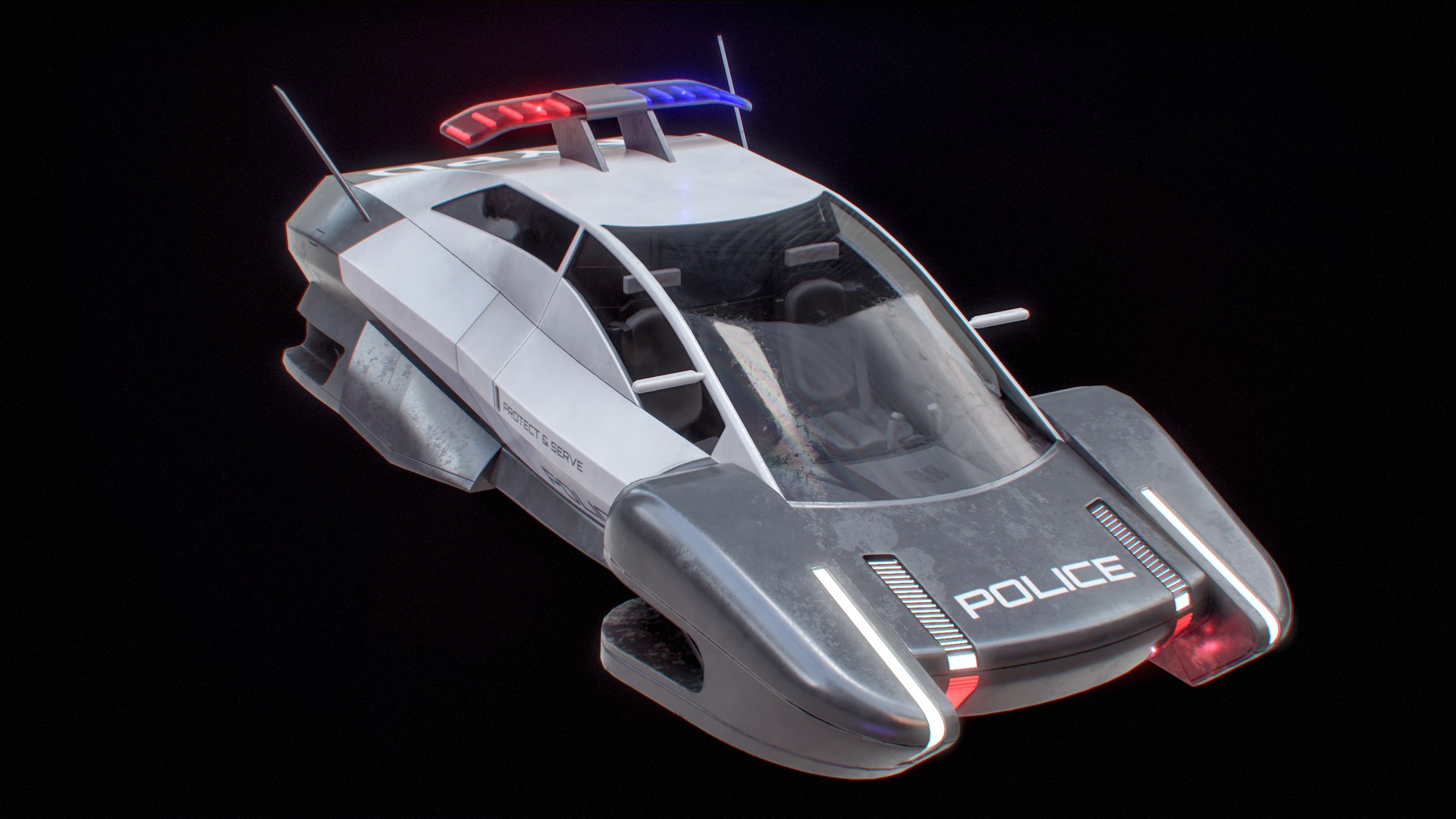 3D Sci-Fi Flying Police Vehicle PBR model https://p.turbosquid.com/ts-thumb/vh/6NEfUB/El/rendcol_00005/png/1707616148/1920x1080/fit_q87/f1fe6c7d845e2f89b71b8168949199294c41c435/rendcol_00005.jpg