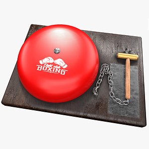 3D Boxing Ring Gong