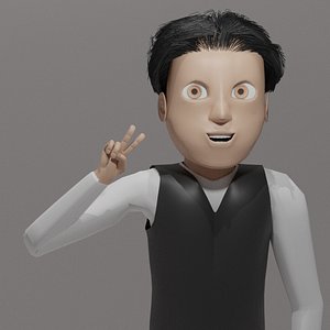 Teenager Rigged 3D