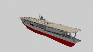 Imperial Japanese Navy Akagi 3D model