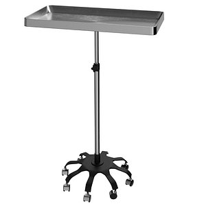 Medical Adjustable Tray Table 3D model