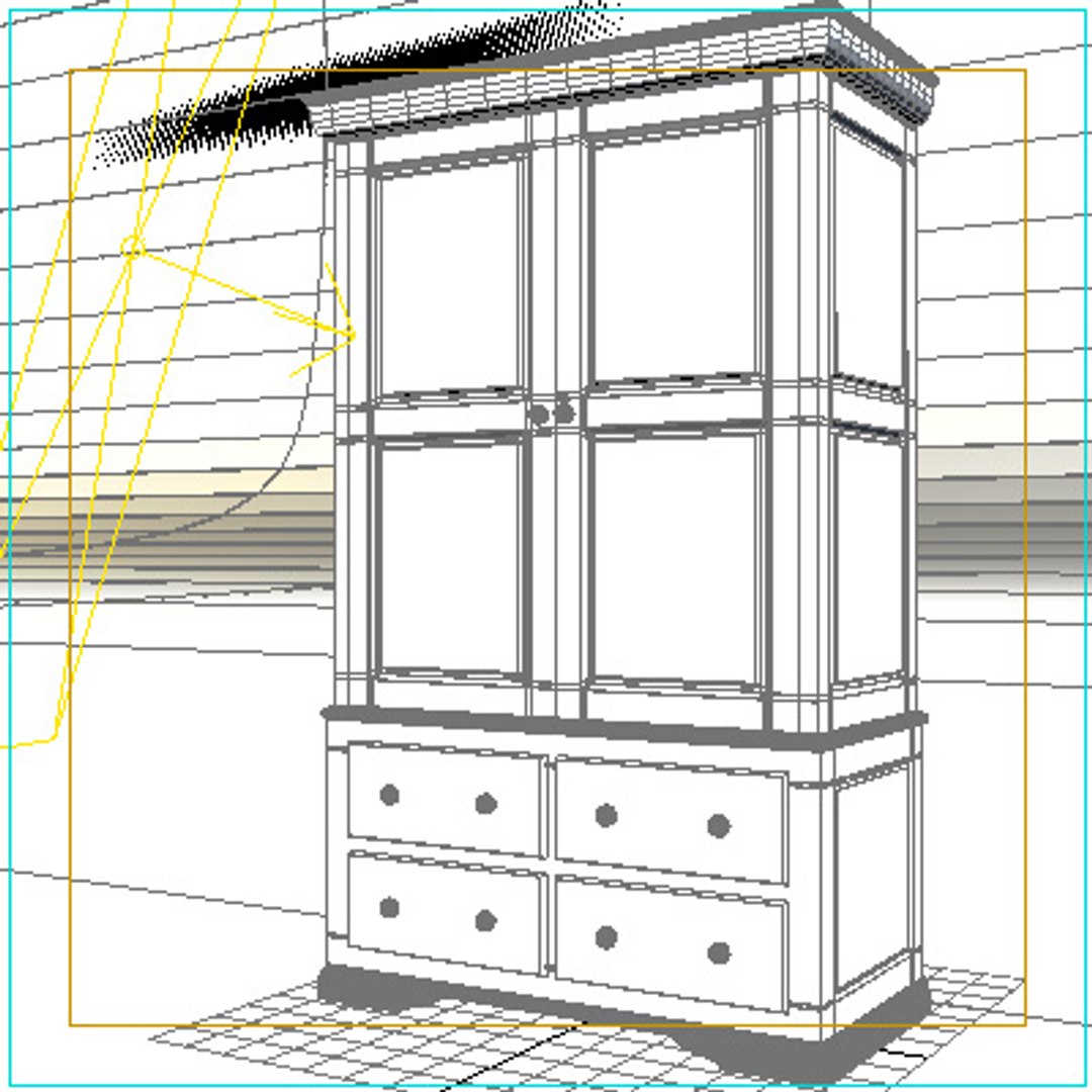 3d Model Console Locker