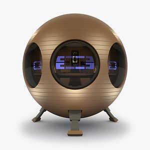 3dsmax shuttle pod