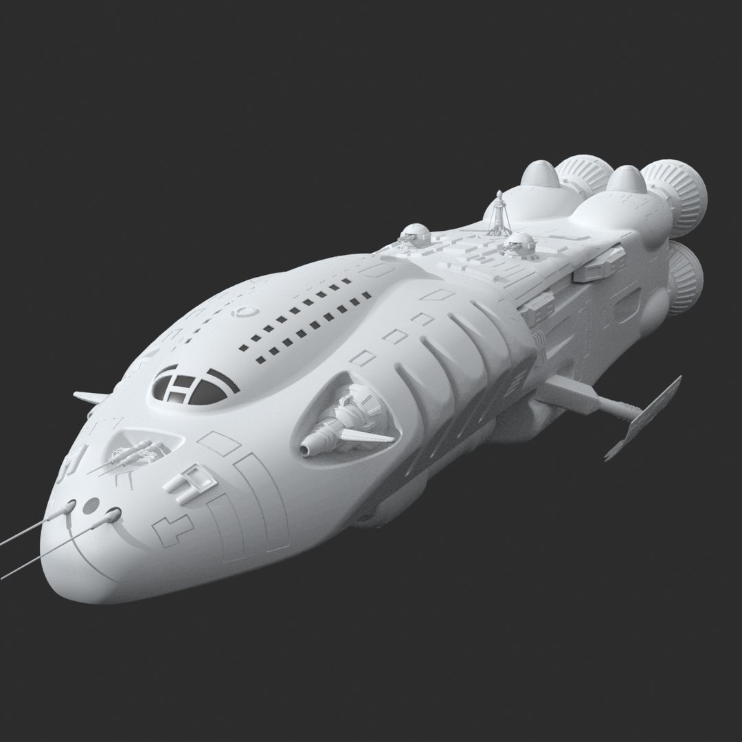 futuristic spaceship