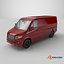 Modern Euro Panel Van PRB Textures 3D model