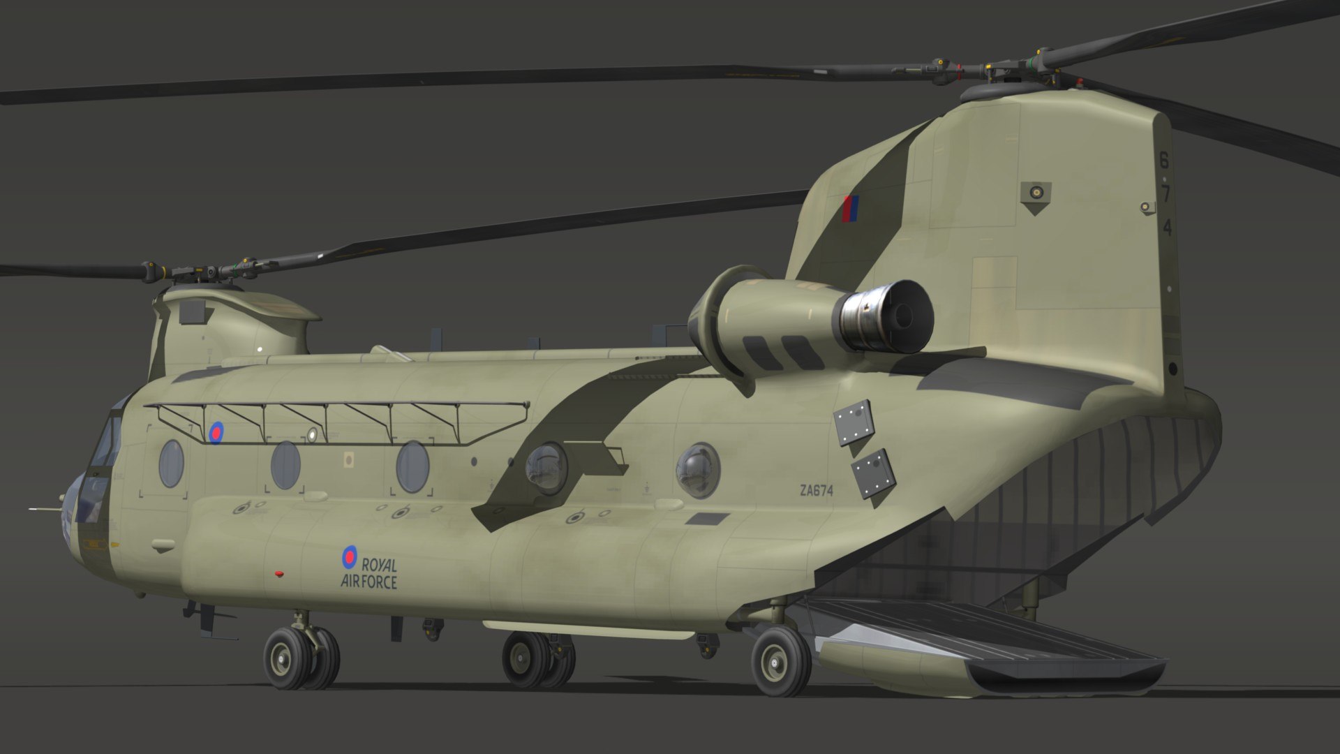 Chinook CH47 RAF model https://p.turbosquid.com/ts-thumb/vh/QtJ2YF/Ok/ch47rafpr14/jpg/1668024224/1920x1080/fit_q87/65f43902a021ca0c92402eab7038b59db78dd616/ch47rafpr14.jpg