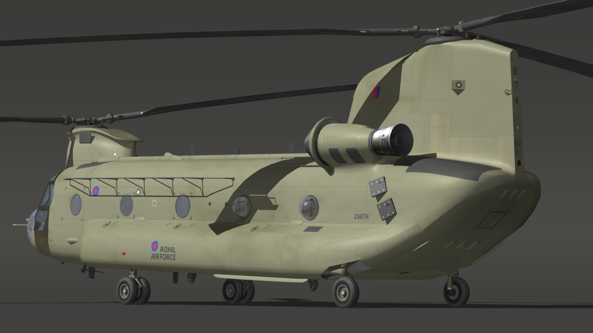 Chinook CH47 RAF model https://p.turbosquid.com/ts-thumb/vh/QtJ2YF/lN/ch47rafpr12/jpg/1668024224/1920x1080/fit_q87/8d4b23eec4ca8fce3d2bb1d4f10219f115cdc39c/ch47rafpr12.jpg