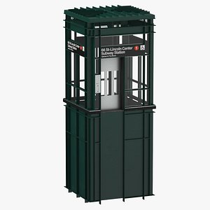 3D Subway Entrance 03 Underground