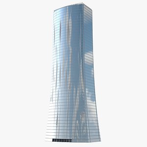 3d model skyscraper scene