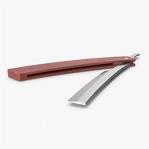 Straight Razor Dark Wood
