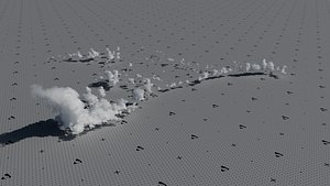 3D VDB Cumulonimbus Cloud Field 5